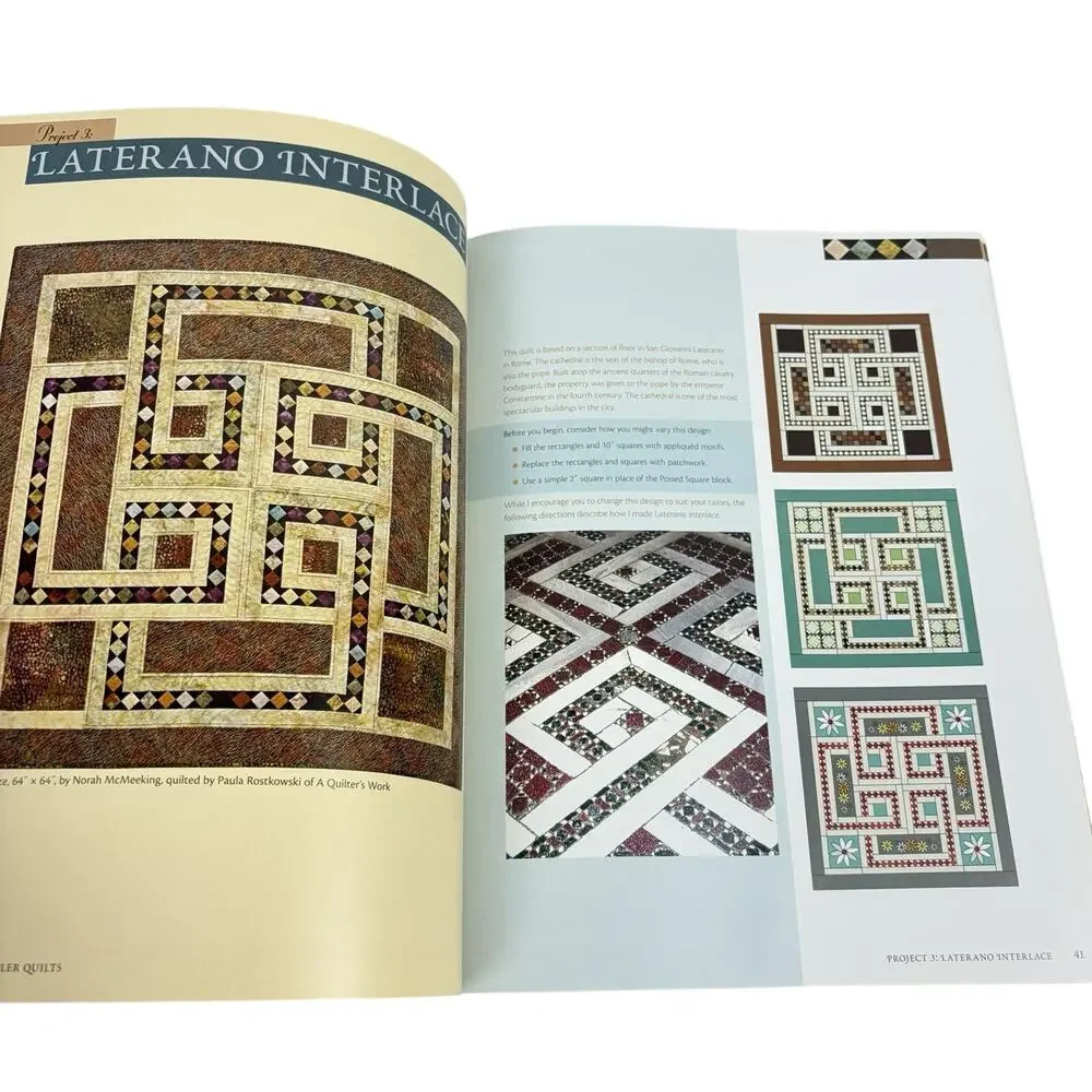 Bella Bella Sampler Quilts Book By Nora McMeeking Inspired By Italian Marble